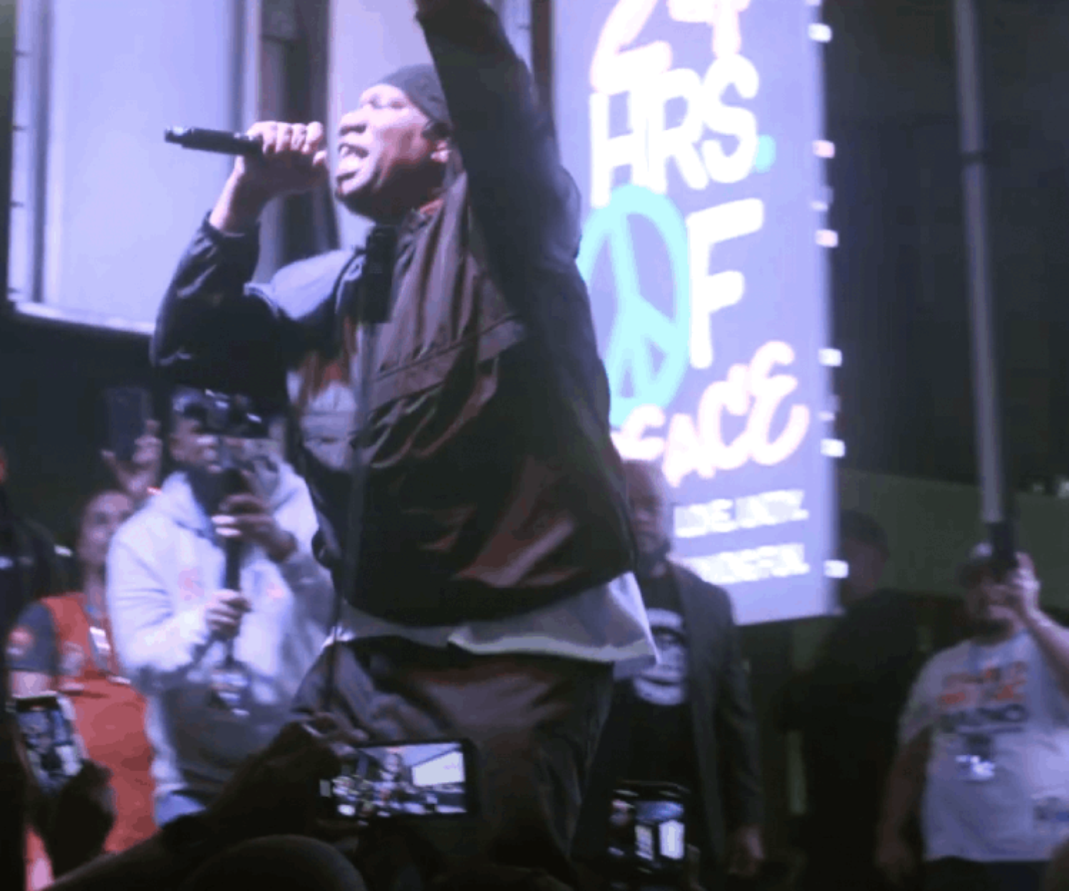 KRS-One performs at 24 Hours Of Peace