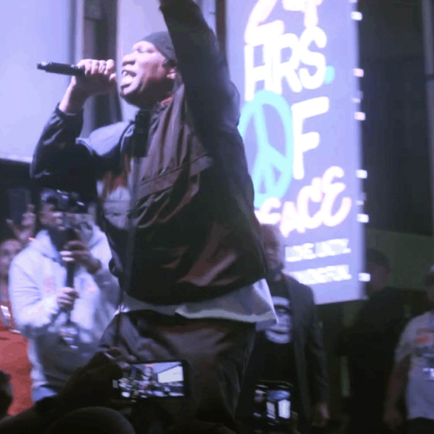 KRS-One performs at 24 Hours Of Peace
