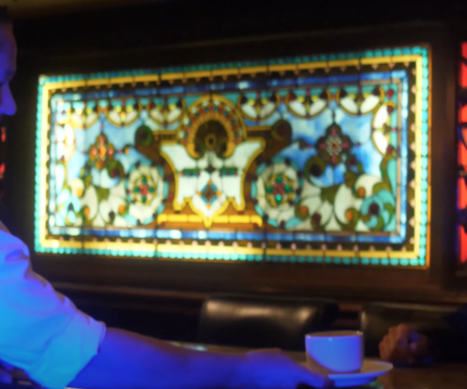 Warner Brothers interview scene