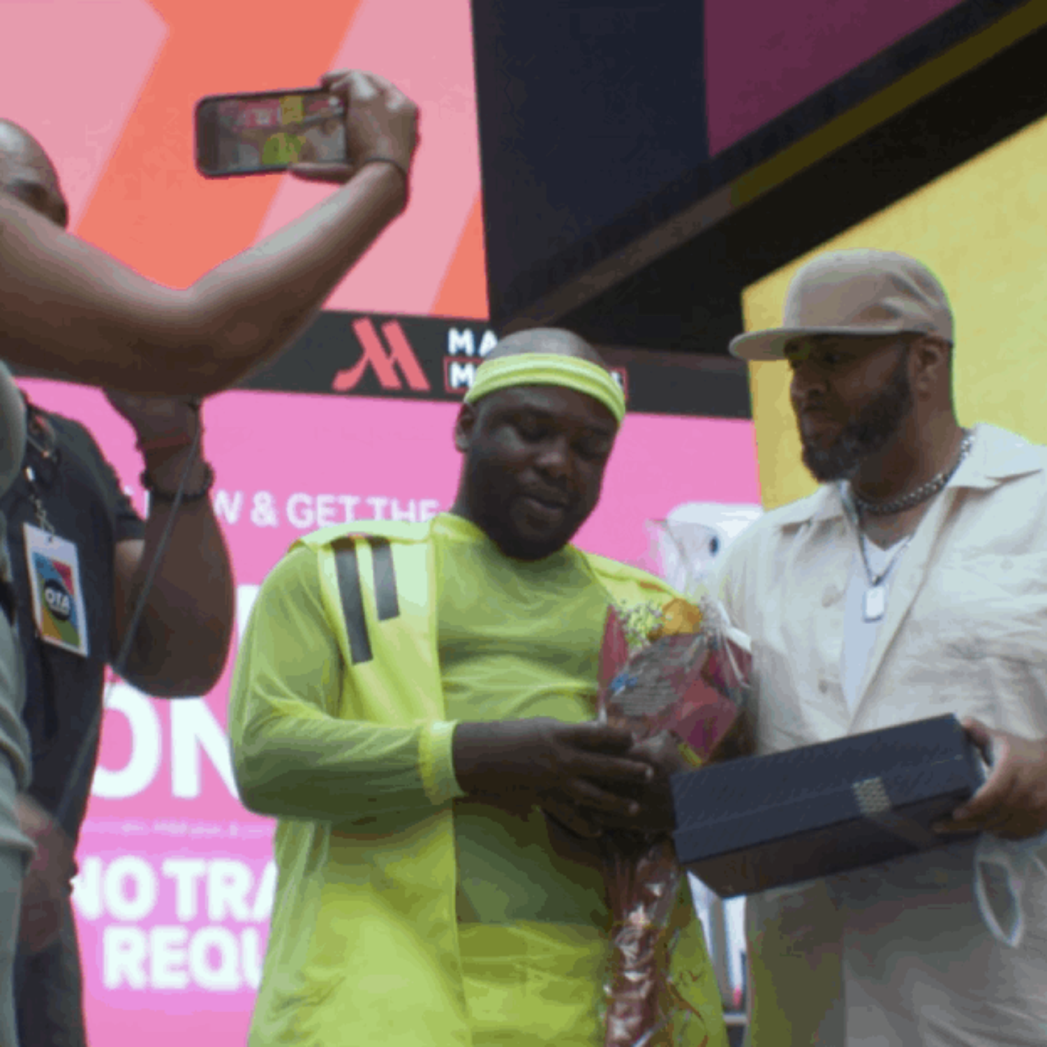 OTA founder accepts award in Times Square