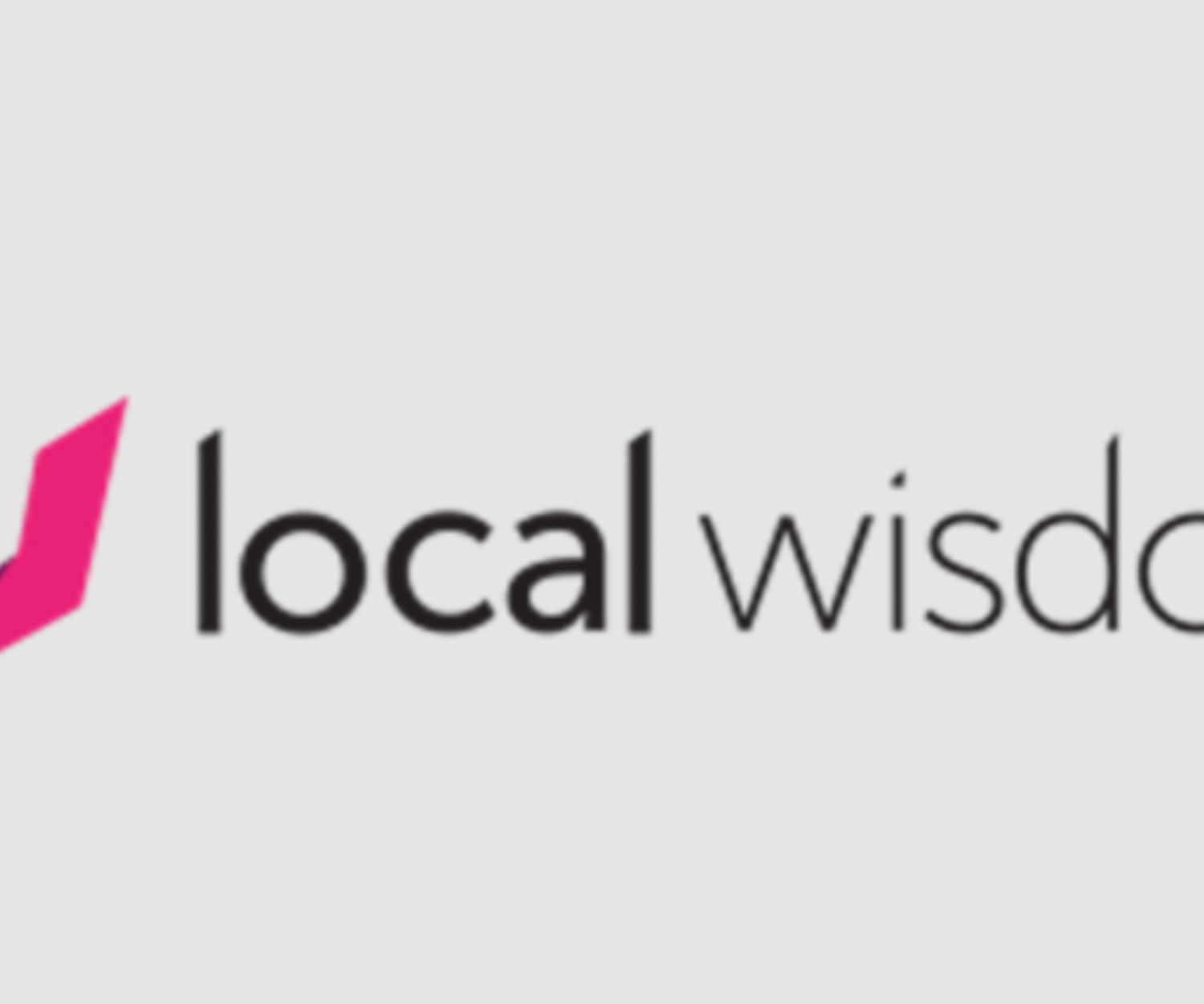 Logo background for Local Wisdom