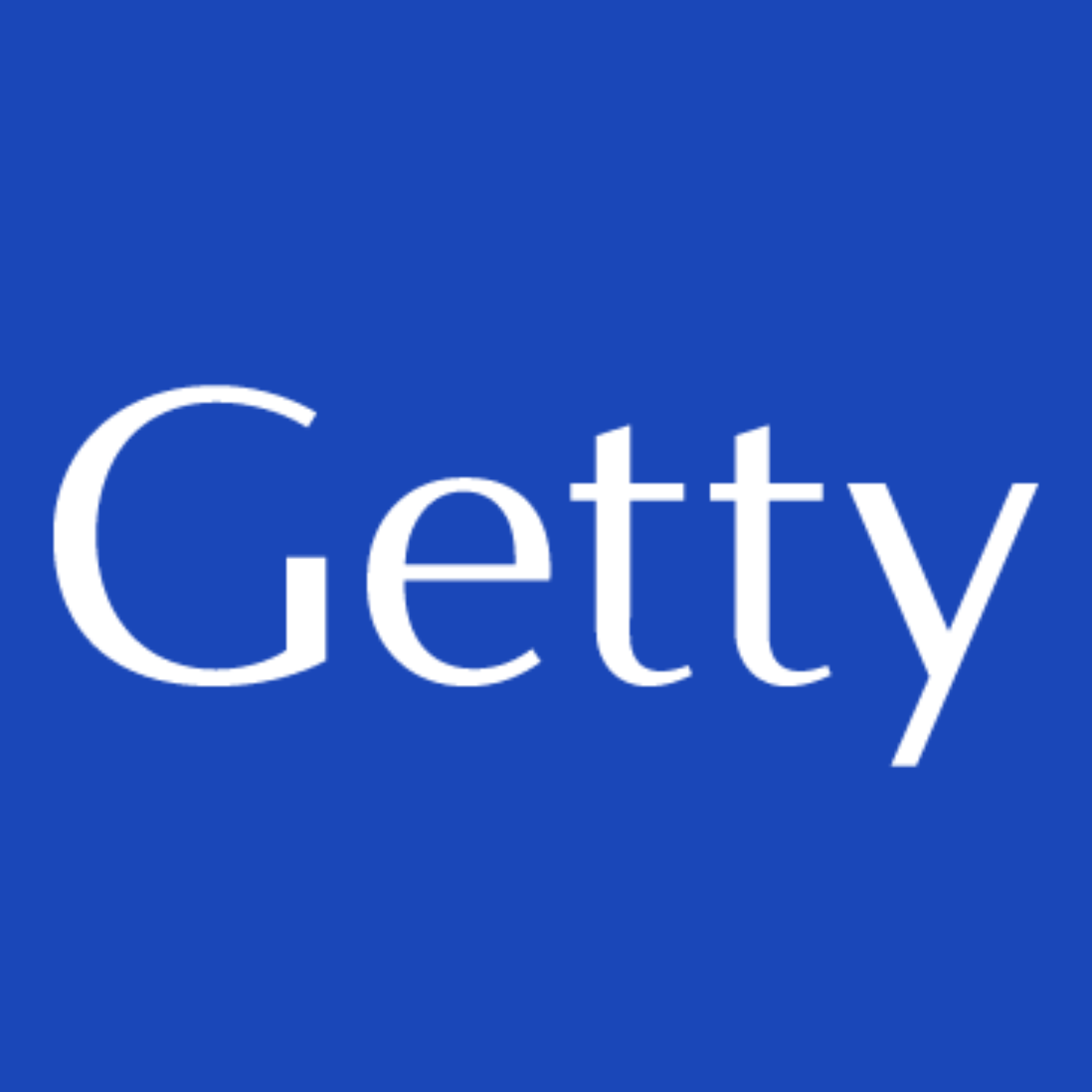 J. Paul Getty Trust logo in blue color